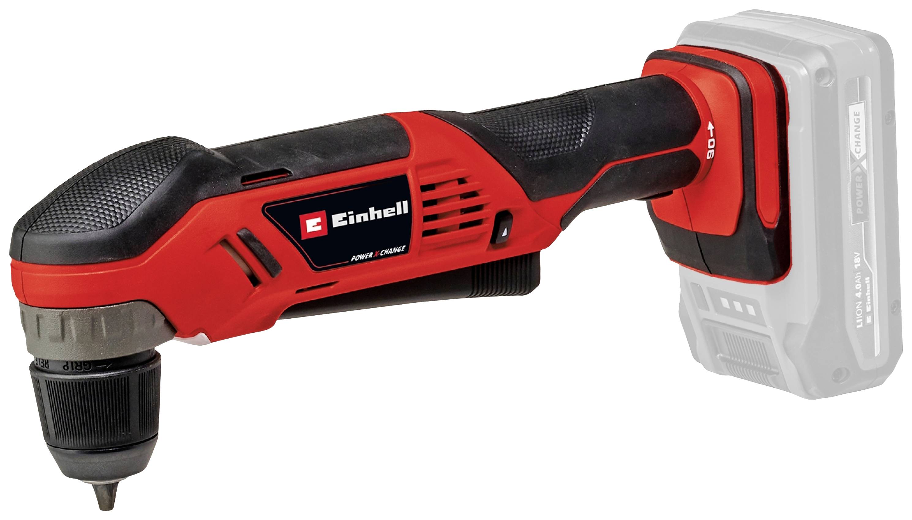 Einhell TE-AD 18 Li Vinkelborrmaskin 0 W 18 V 1-växel exkl. batteri/laddare, Utan laddare