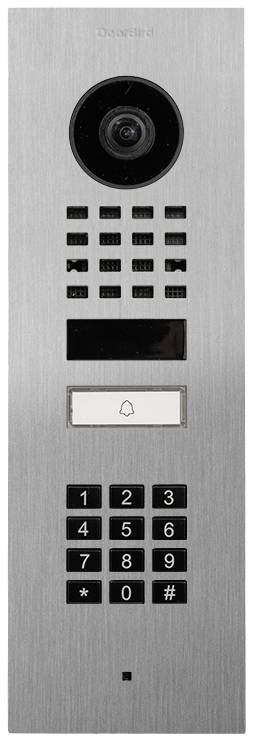 DoorBird D1101KV Unterputz V2A IP Video-porttelefon Rostfritt stål (borstat)