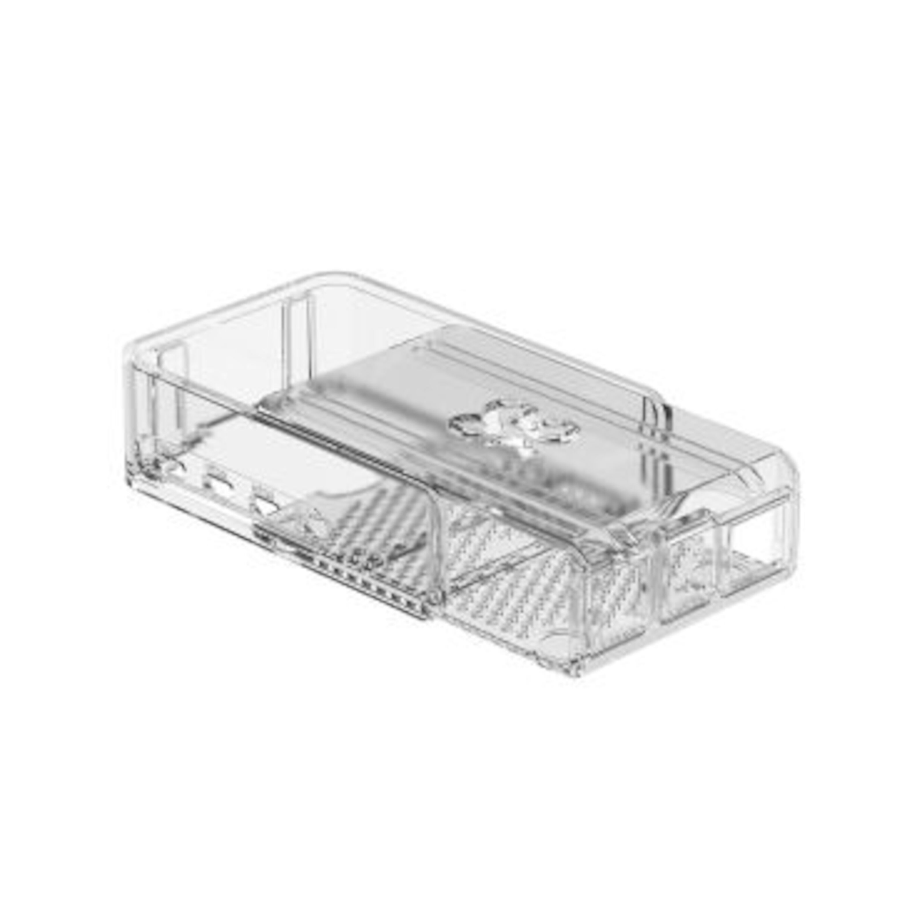 Chassi för Raspberry Pi 4 Model B Transparent