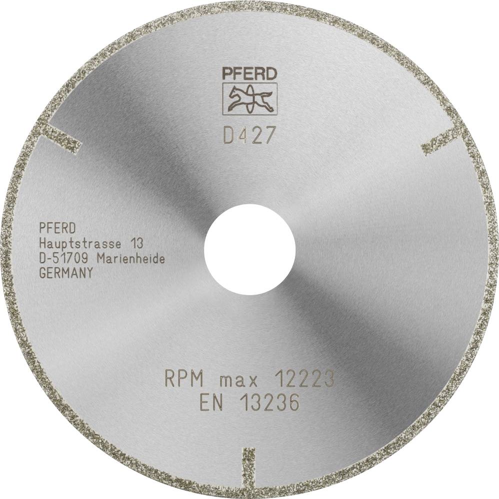 PFERD TOOLS 68412238 D1A1R 125-2-22,23 D 427 GAG Diamantkapskiva Diameter 125 mm 1 st