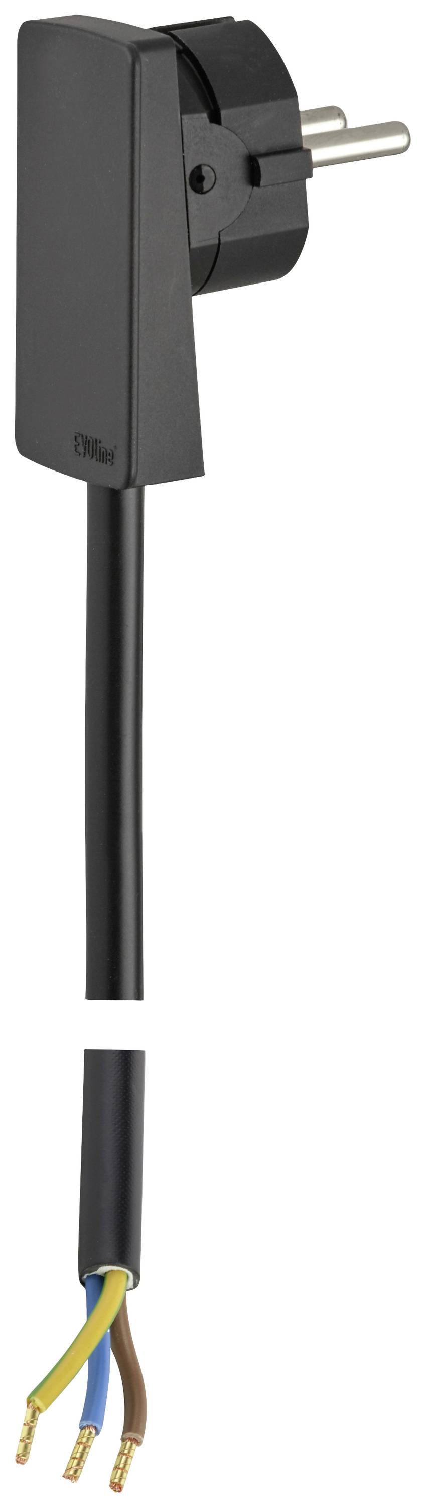 EVOline 1512 0015 1100 Anslutningskabel Ström Svart 1.5 m
