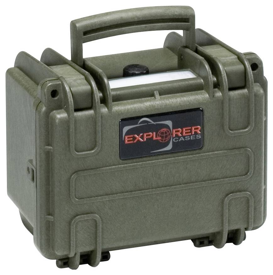 Explorer Cases Friluftsväska 1913.G green with pick & pluck foam (B x H x D) 19 x 13 x 14 cm Olivgrön 1913.G