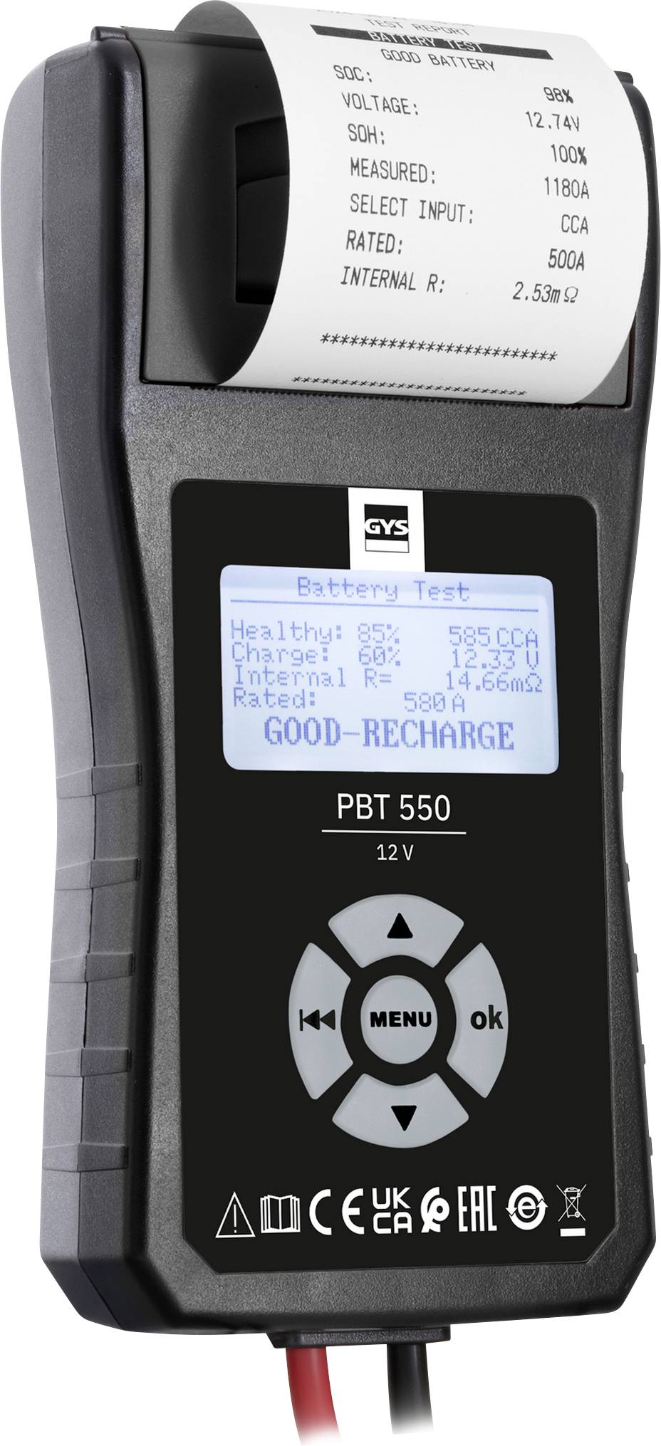 GYS PBT 550 Bil-batteritestare 12 V