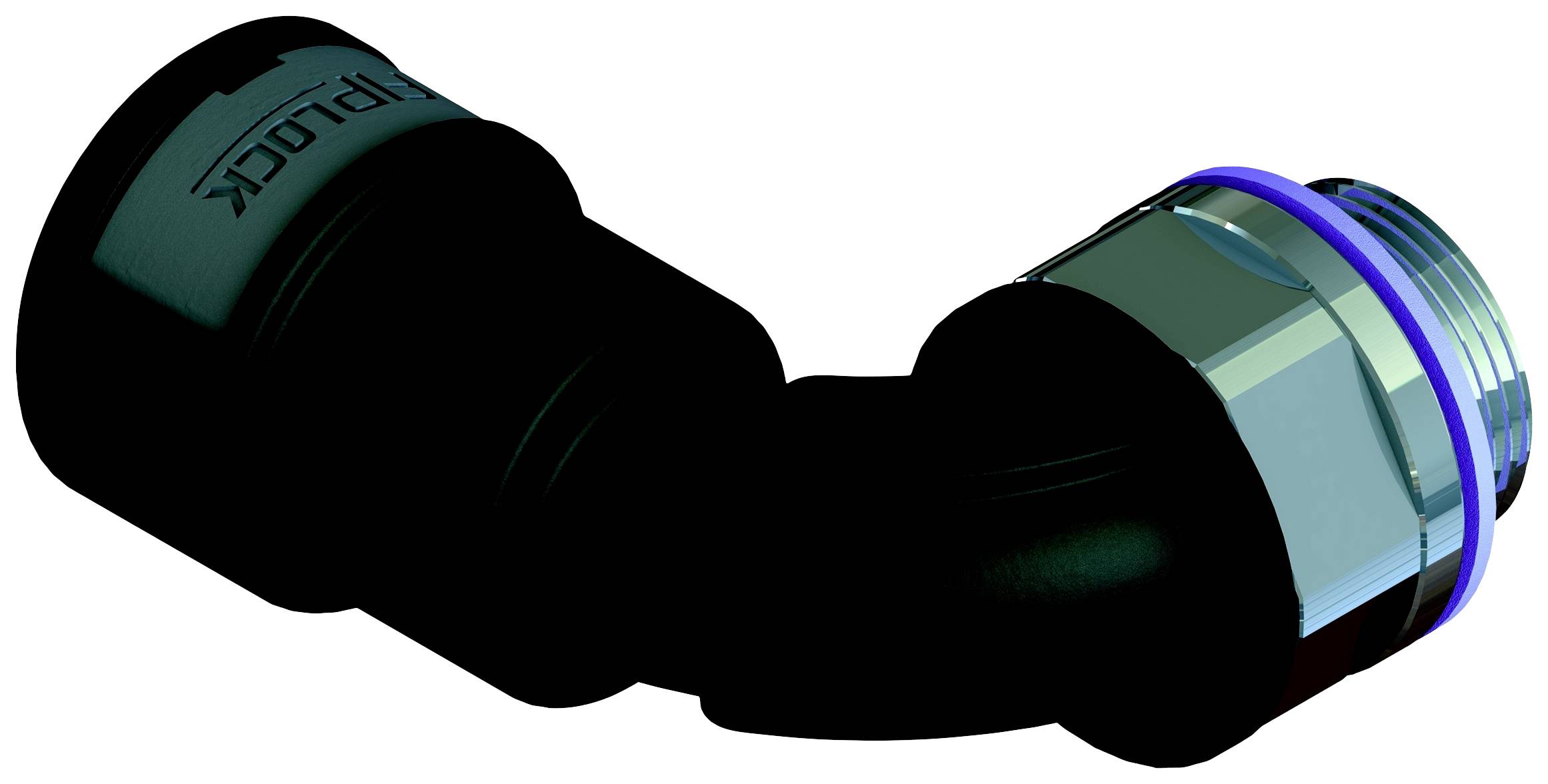 Fränkische Rohrwerke 4890730600 Skruvanslutning 45.5 mm Svart 10 st