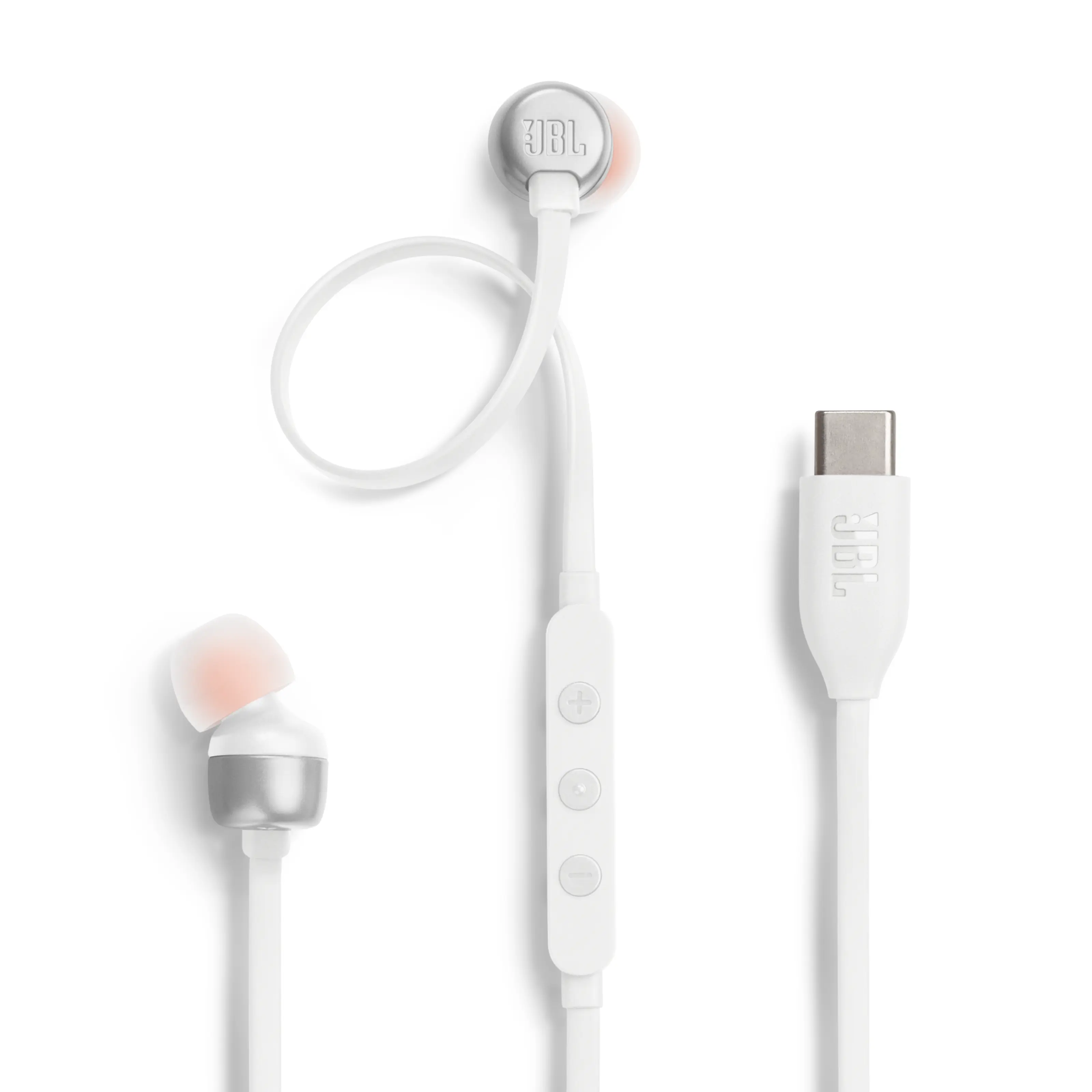 JBL Tune 310C Hörlurar med USB-C Vit