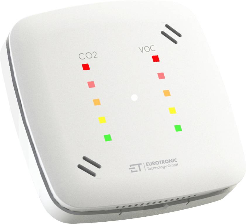 Eurotronic 700209 CO2-trafikljus/luftkvalitetssensor 230 V Detektering Koldioxid