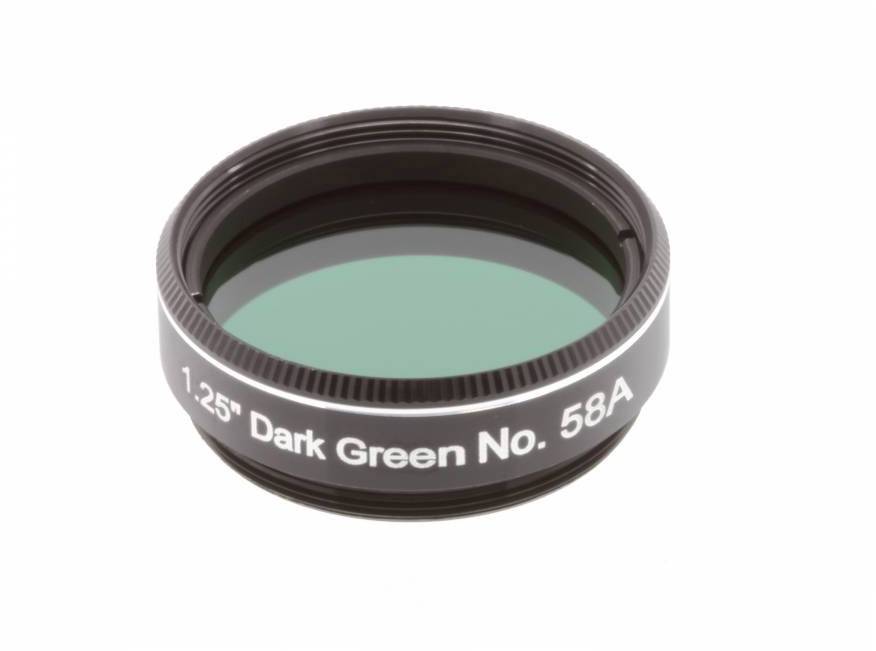 Explore Scientific 0310261 1.25″ Dunkelgrün Nr.58A Polariserande filter