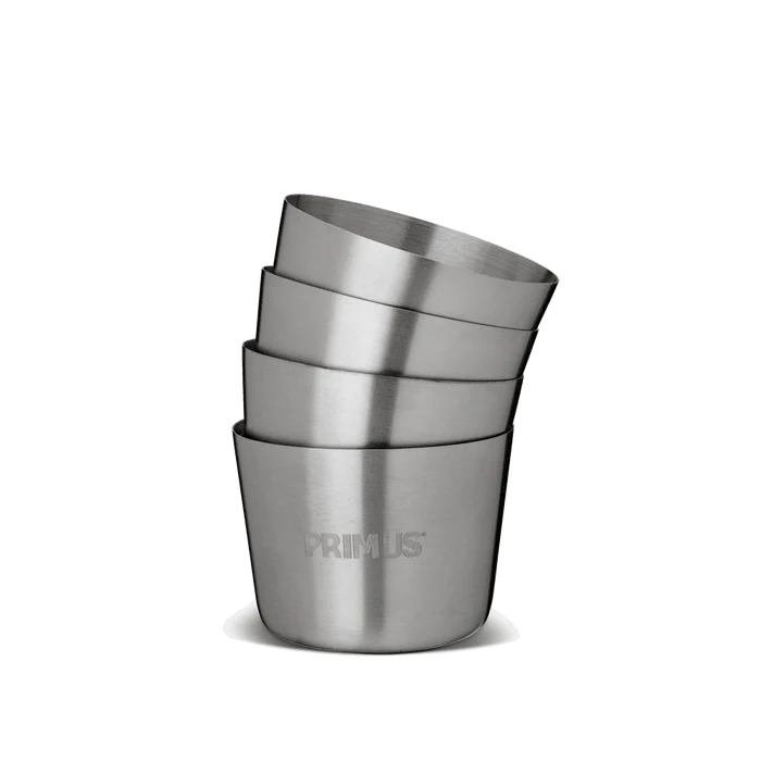 Shot glass S.S. 4 pcs 4-pack