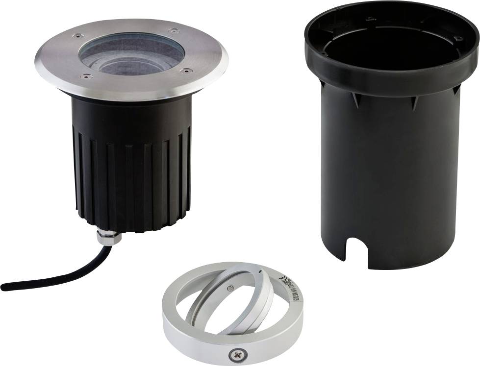 EVN 678710 678710 Markbelysning GU10 Högspännings Halogen lampa Rostfritt stål