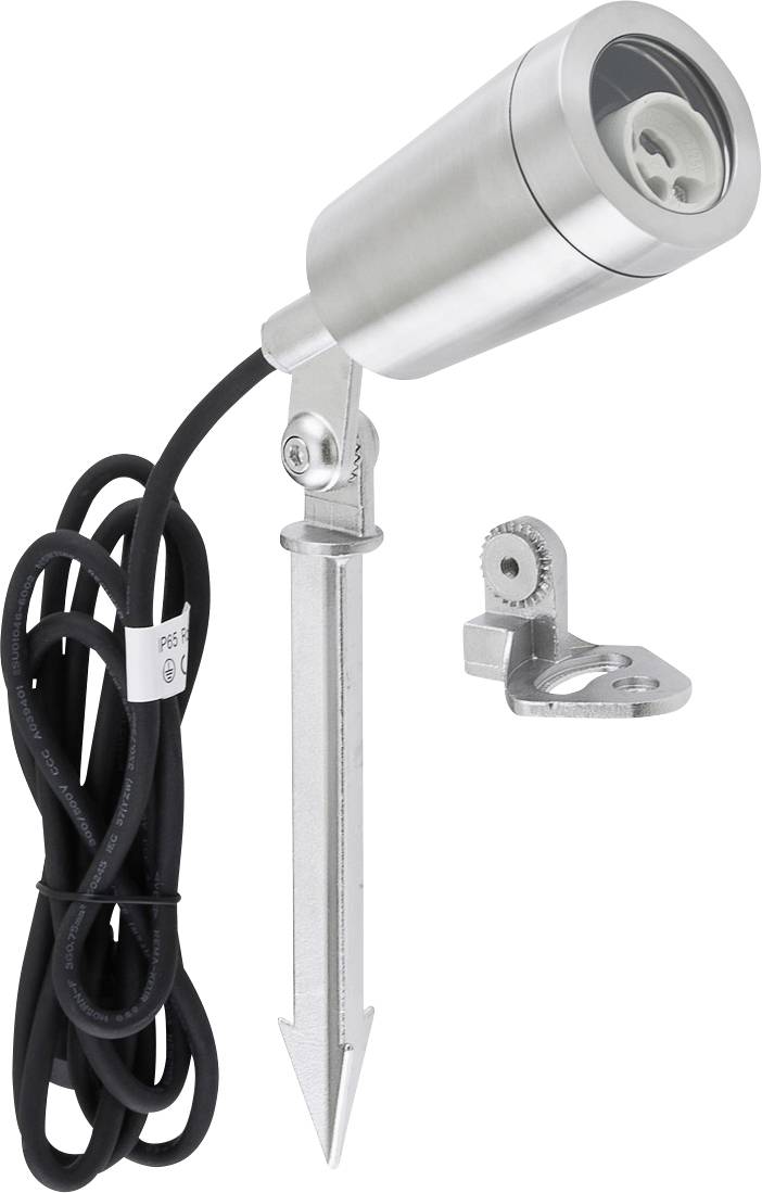 EVN L651023 L651023 LED-trädgårdsstrålkastare GU10 6 W Rostfritt stål