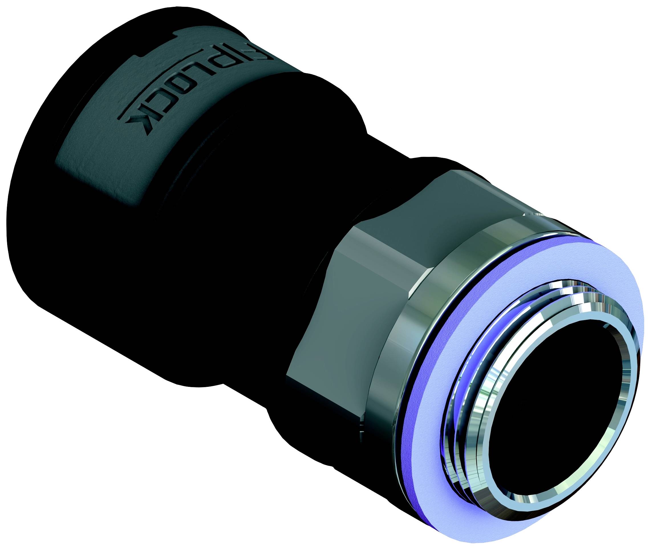 Fränkische Rohrwerke 4891730500 Skruvanslutning 48.3 mm Svart 10 st