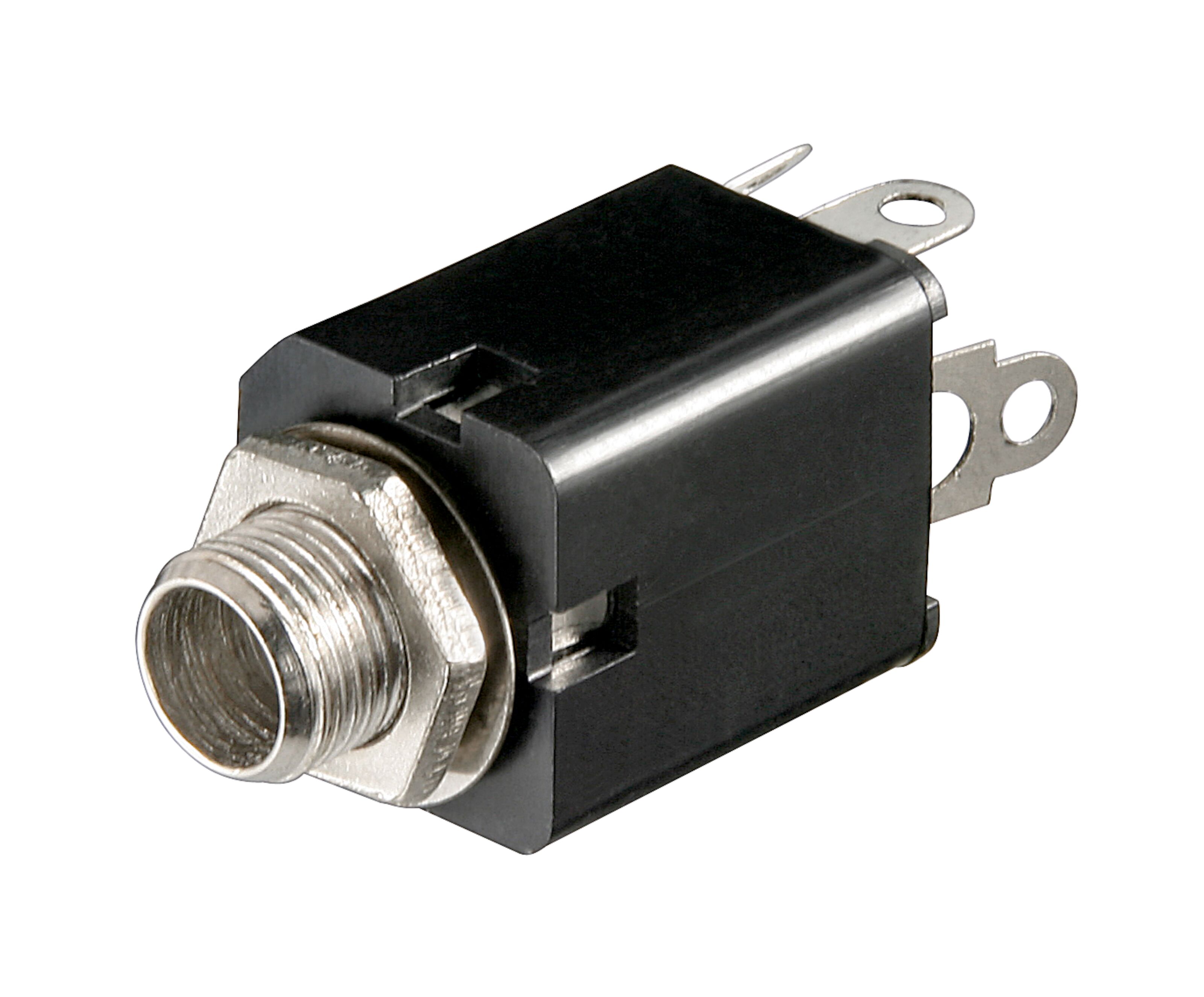 Chassikontakt med brytare 6,3 mm Stereo