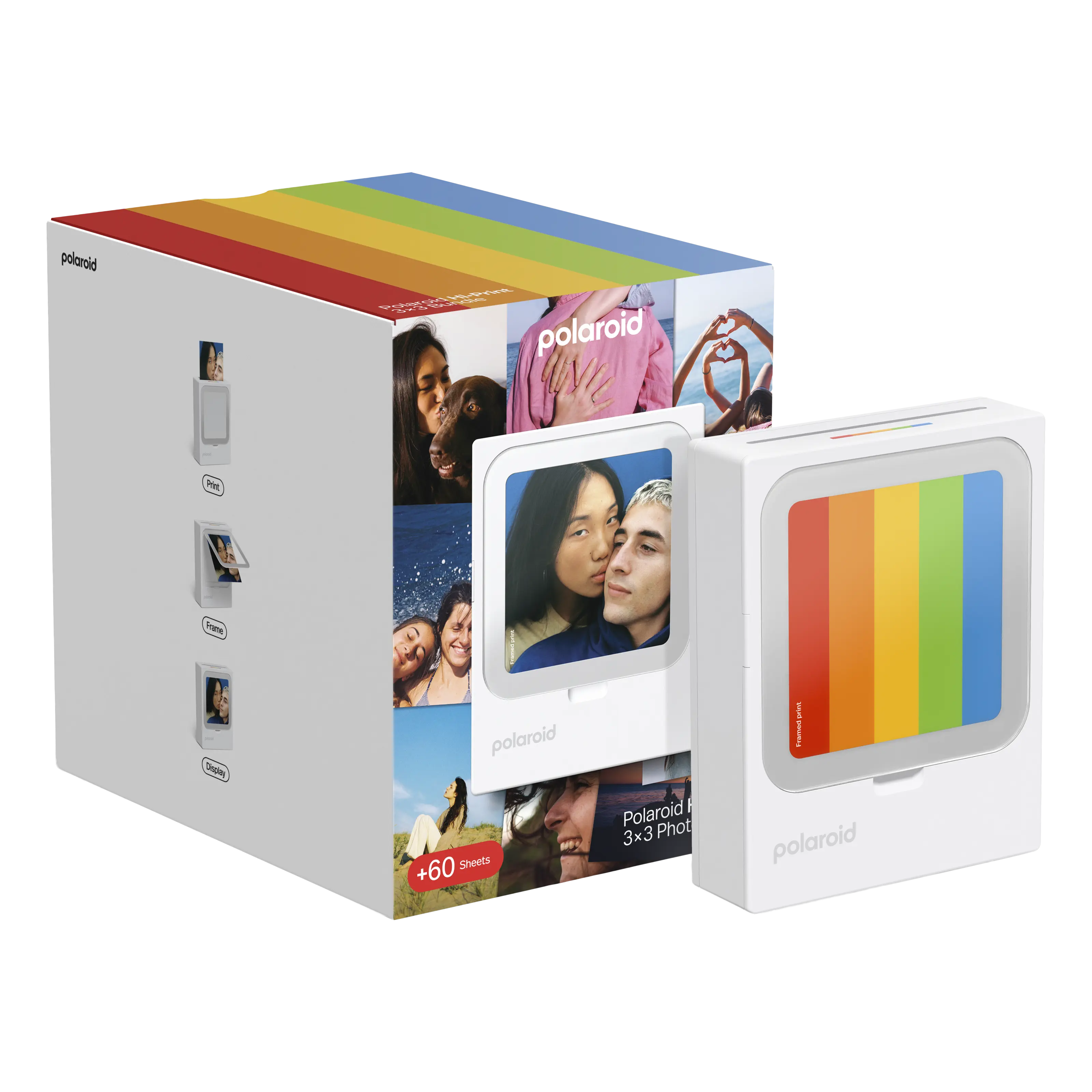Polaroid Hi-Print 3×3 Photo Printer – portabel fotoskrivare + 60 ark