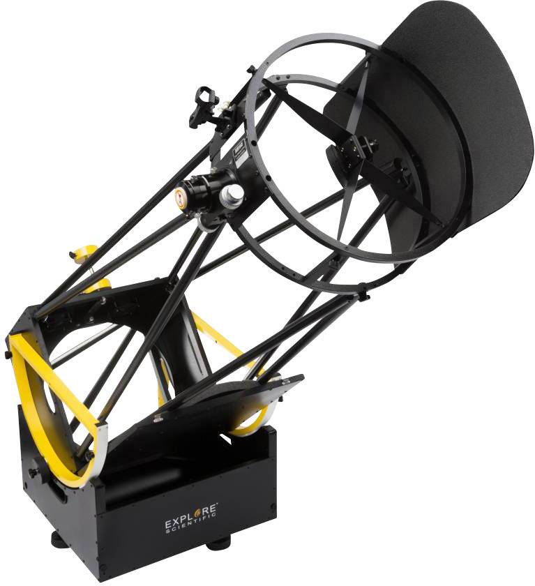 Explore Scientific Ultra Light Dobson 406 mm Spegelteleskop Azimutal Dobson Förstoring 40 till 800 x