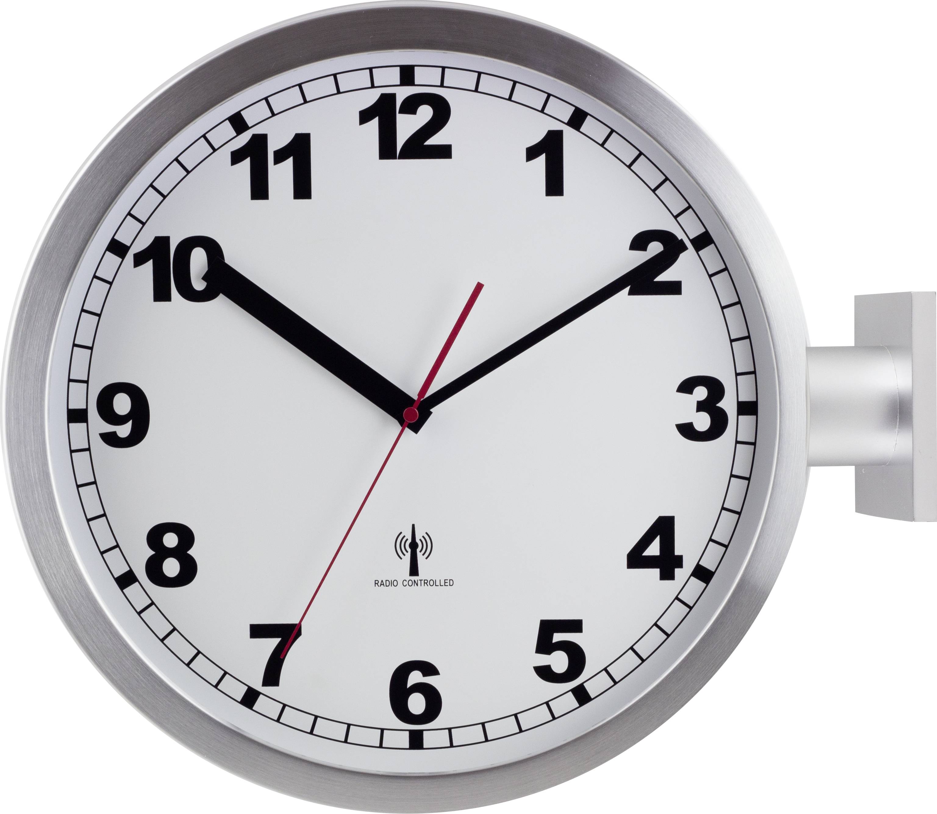 EUROTIME ET-51764-47 DCF Väggklocka 40 cm Aluminium