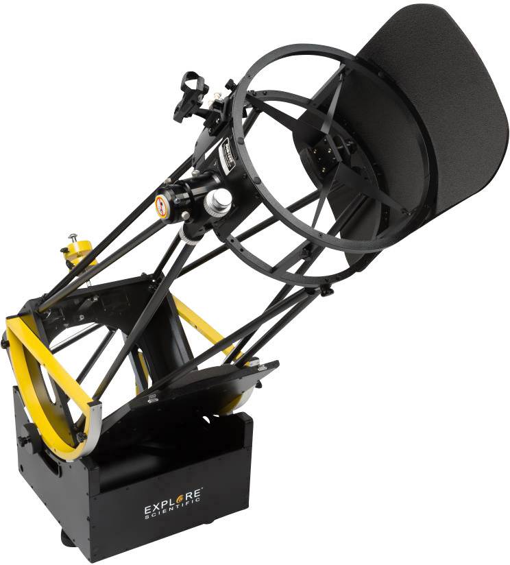 Explore Scientific Ultra Light Dobsonian 305 mm Spegelteleskop Azimutal Dobson Förstoring 40 till 600 x