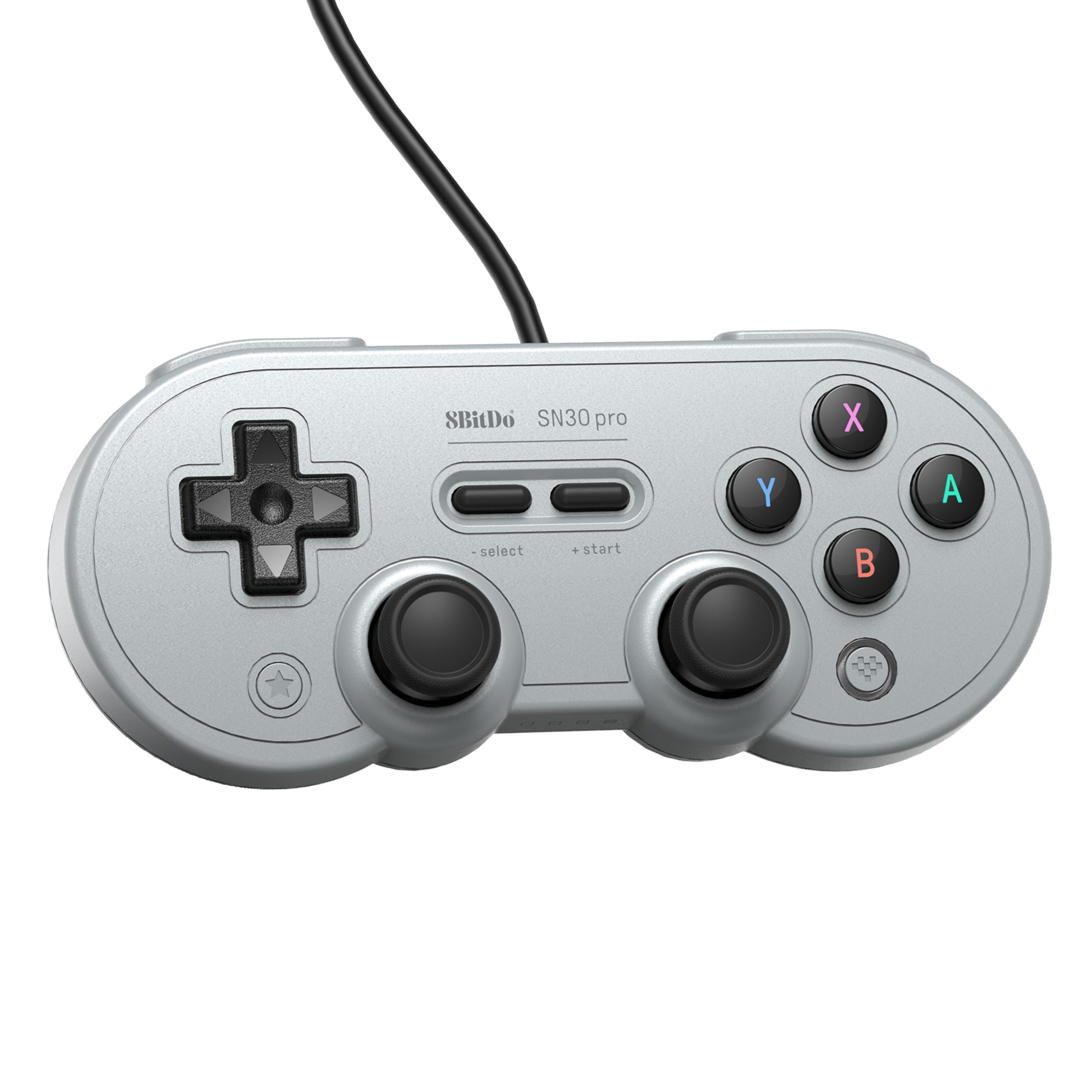 8Bitdo SN30 Pro Handkontroll med USB-anslutning Grå