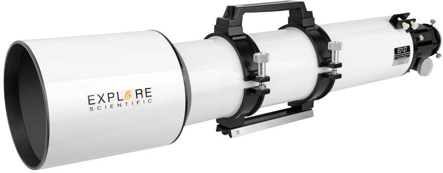 Explore Scientific ED APO 127mm f/7,5 Alu FCD-100 Alu HEX Linsteleskop Akromatisk Förstoring 25 till 260 x