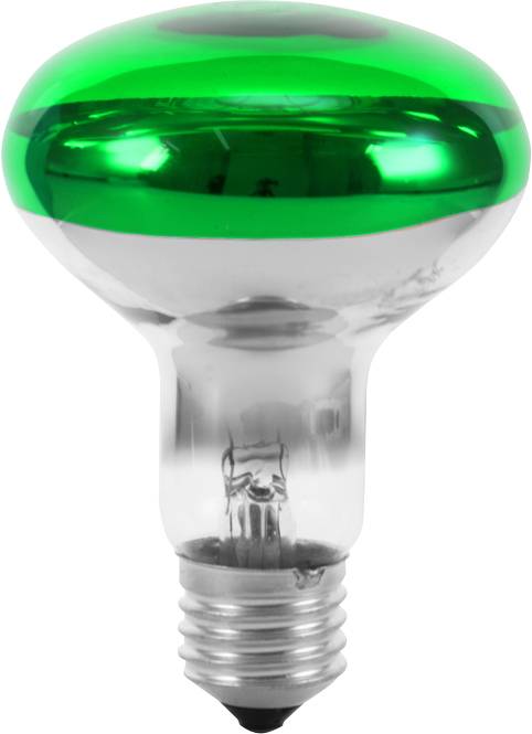 Eurolite 9210410U Glödlampa-lamp E27 Reflektor 60 W Grön (Ø x L) 80 mm x 110 mm 1 st