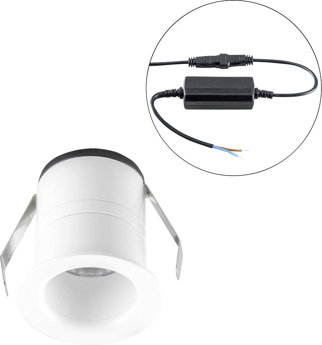 EVN C44050102 C44050102 LED-inbyggnadsbelysning LED LED fast installerad 5 W Vit