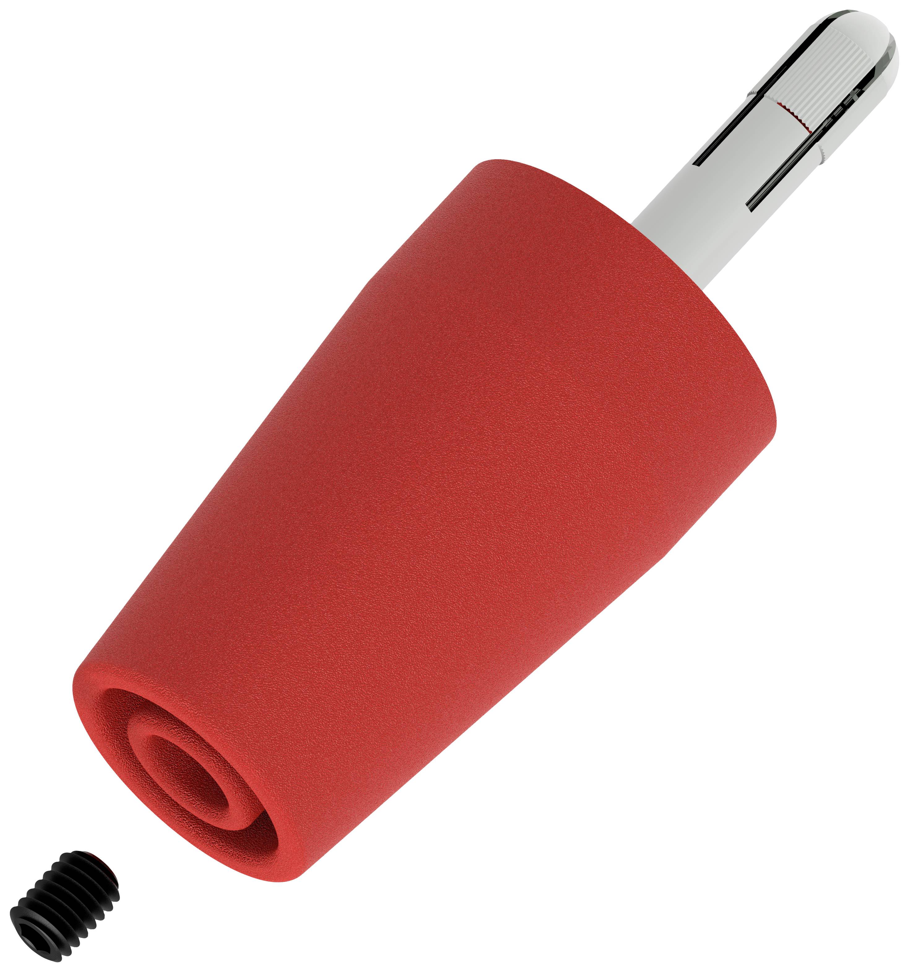 Electro PJP 3300-IEC-CD1-R Adapteruttag rak Stift-Ø: 4 mm Röd 1 st