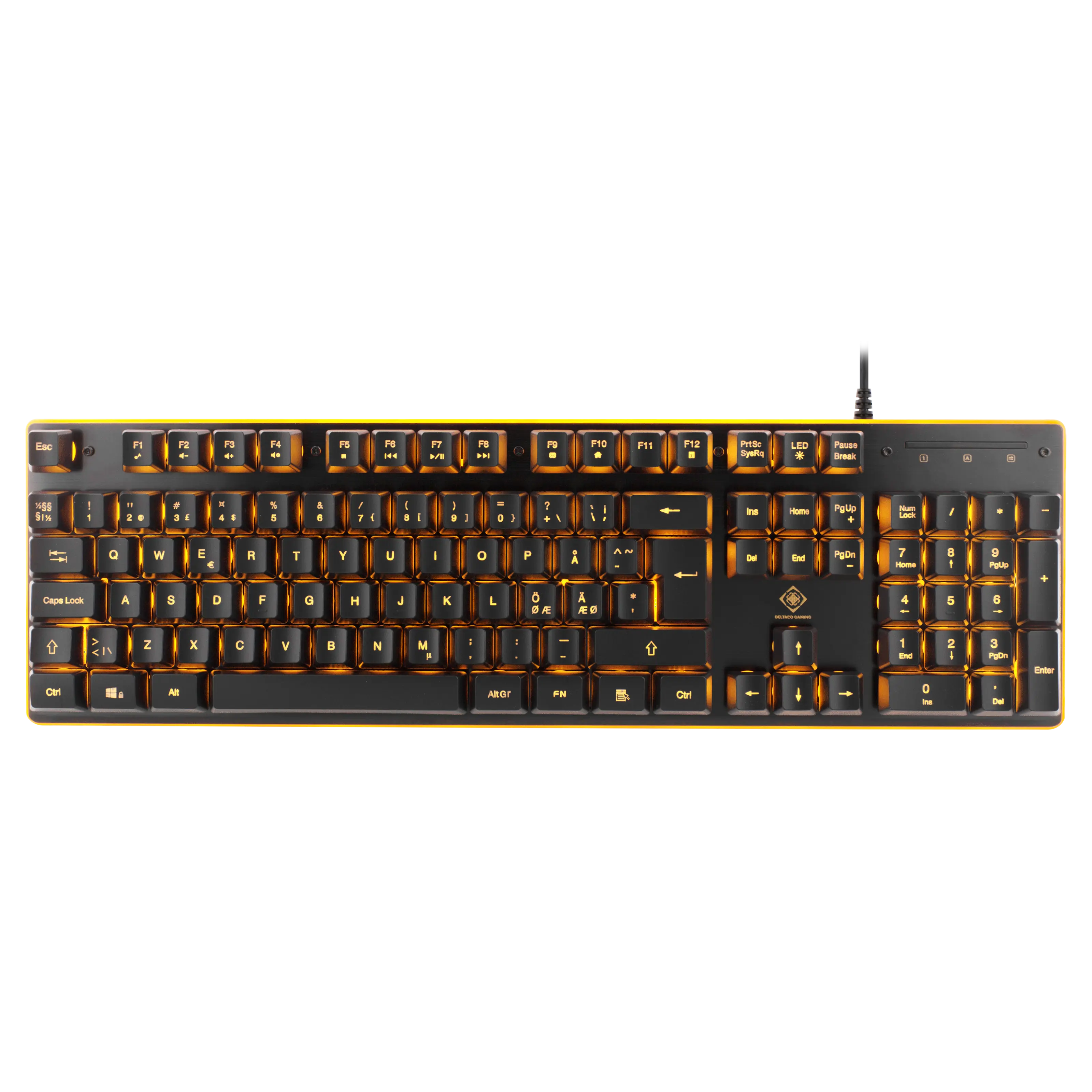 Deltaco DK210 Gaming-tangentbord