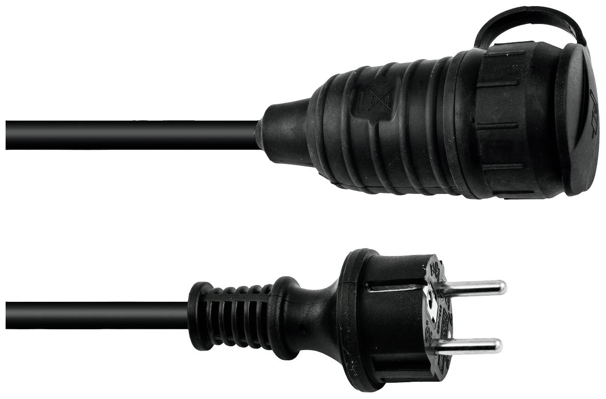 Eurolite 30245697 Ström Förlängningskabel 16 A Svart 10 m H07RN-F 3G 1,5 mm²