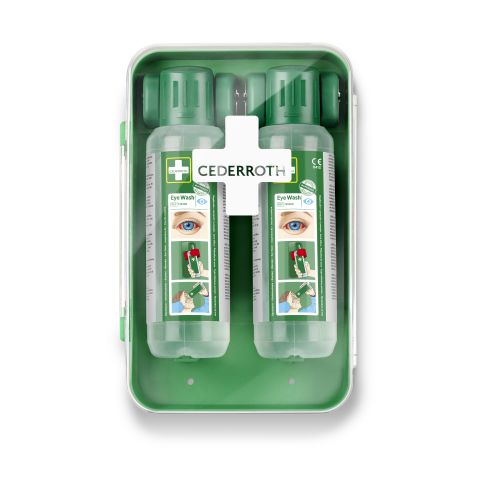 Cederroth 51011040 Ögonduschskåp 2 x 500 ml