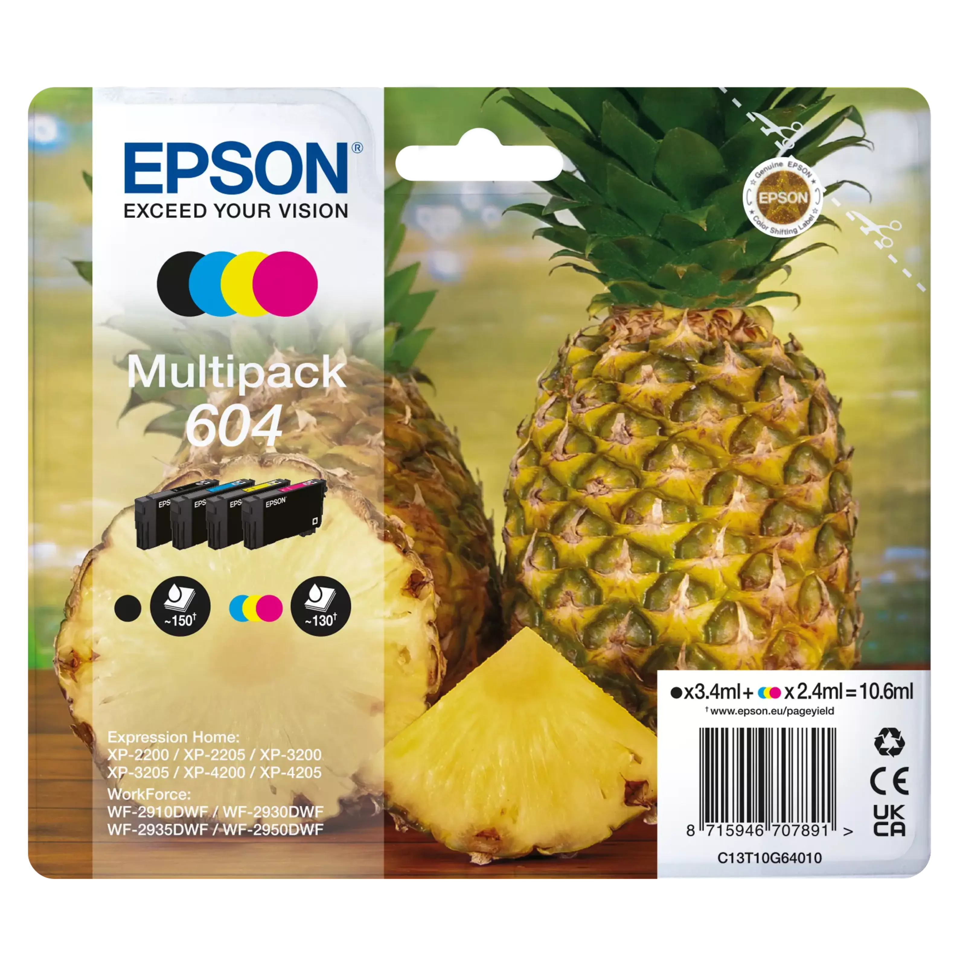 Epson 604 bläckpatroner i multipack Standard