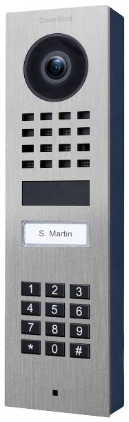 DoorBird D1101KV Aufputz V4A IP Video-porttelefon Rostfritt stål (borstat)