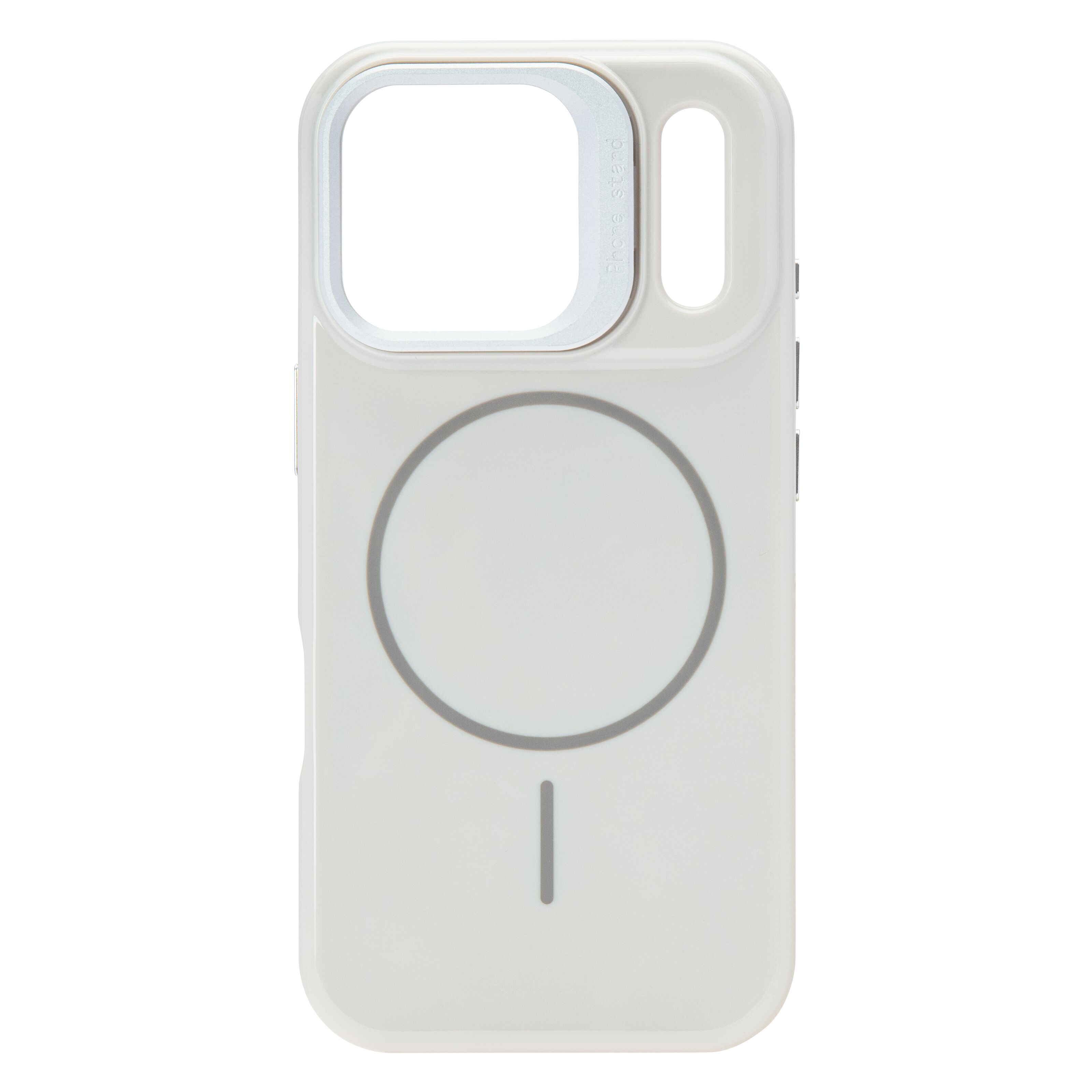 Linocell Flip Stand Case Mobilskal för iPhone 17 Pro Vit