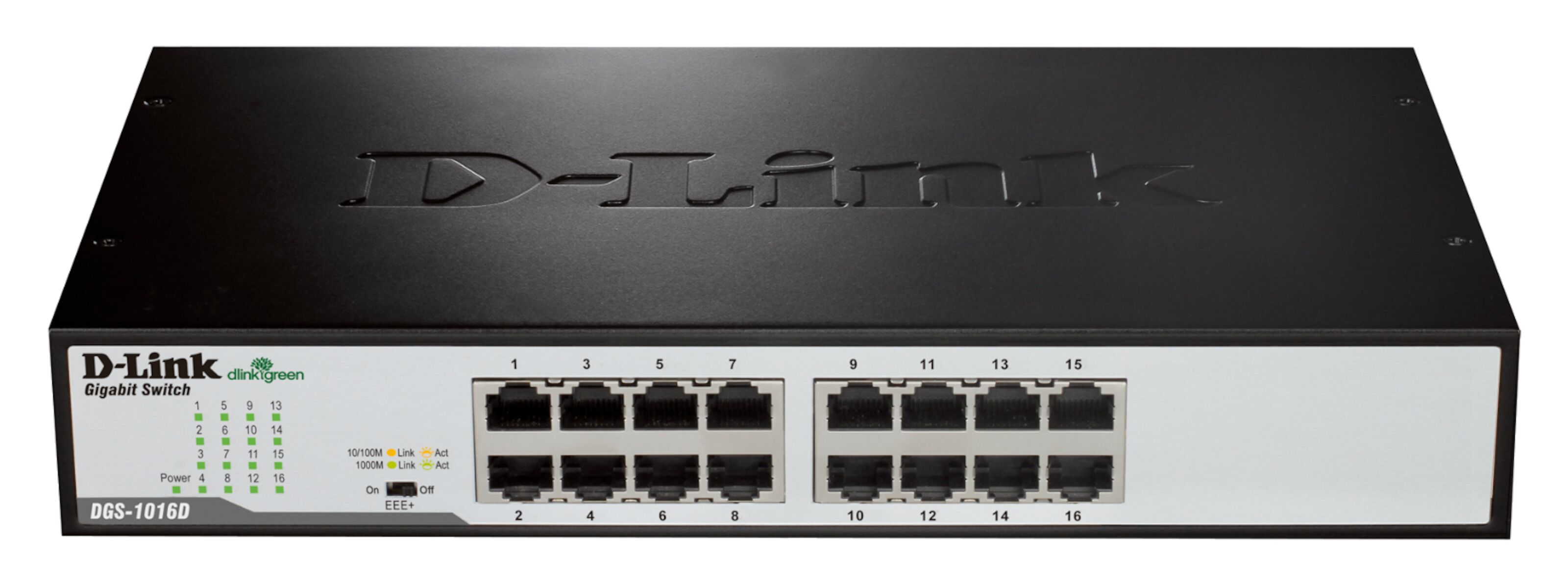 D-Link DGS-1016D Gigabitswitch 16 portar