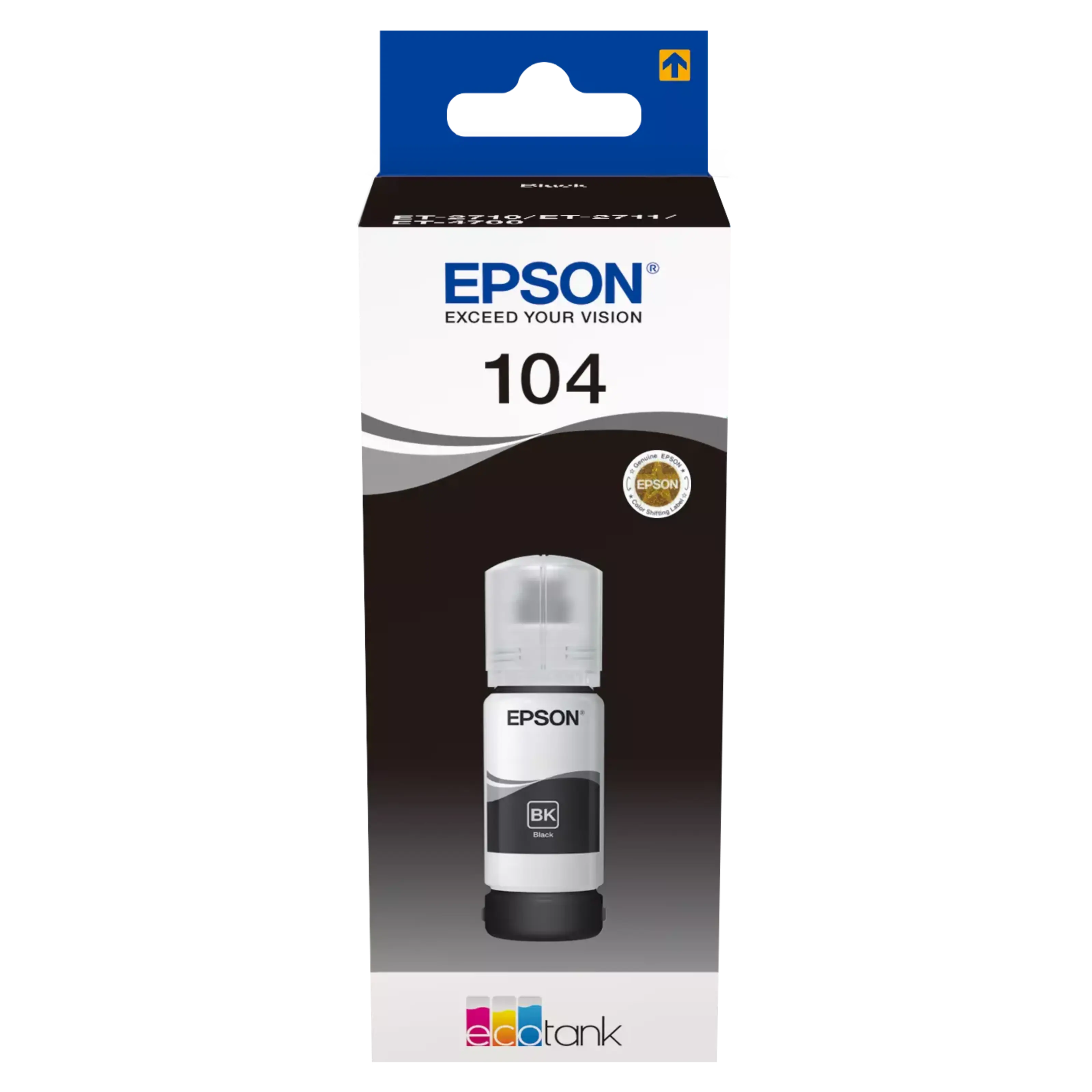 Epson 104 EcoTank bläckflaska 65 ml Svart