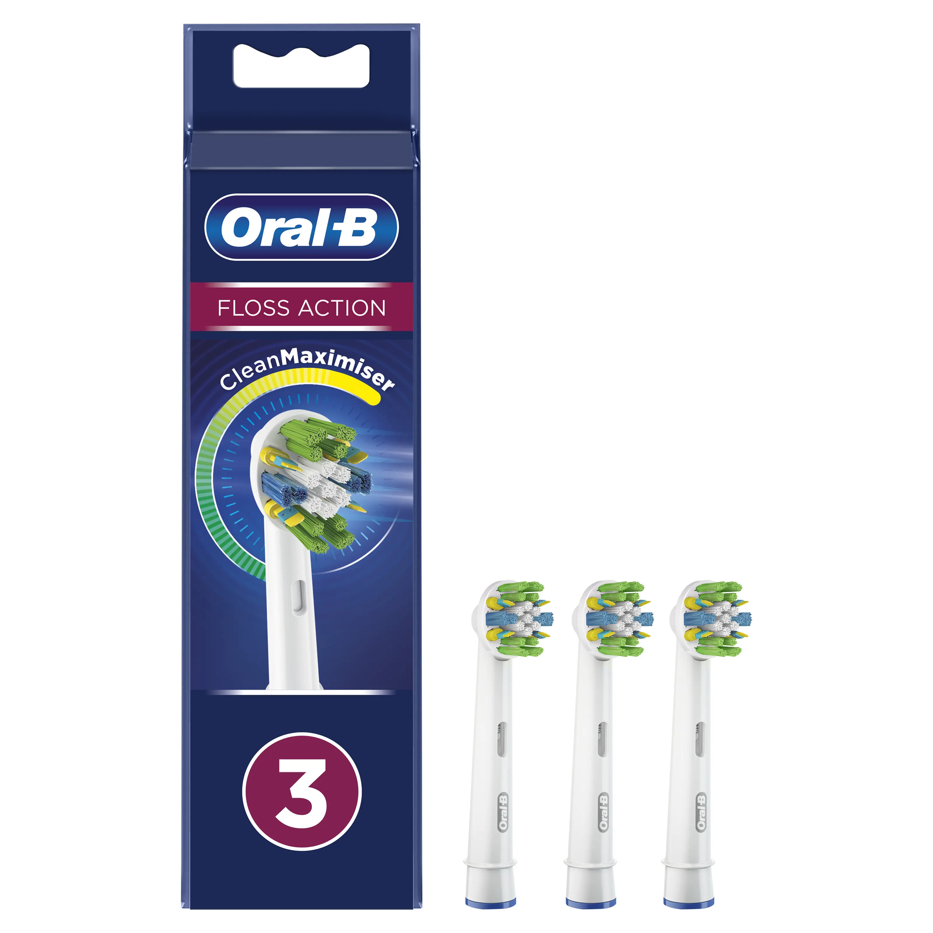 Oral-B Flossaction Tandborsthuvud 3-pack