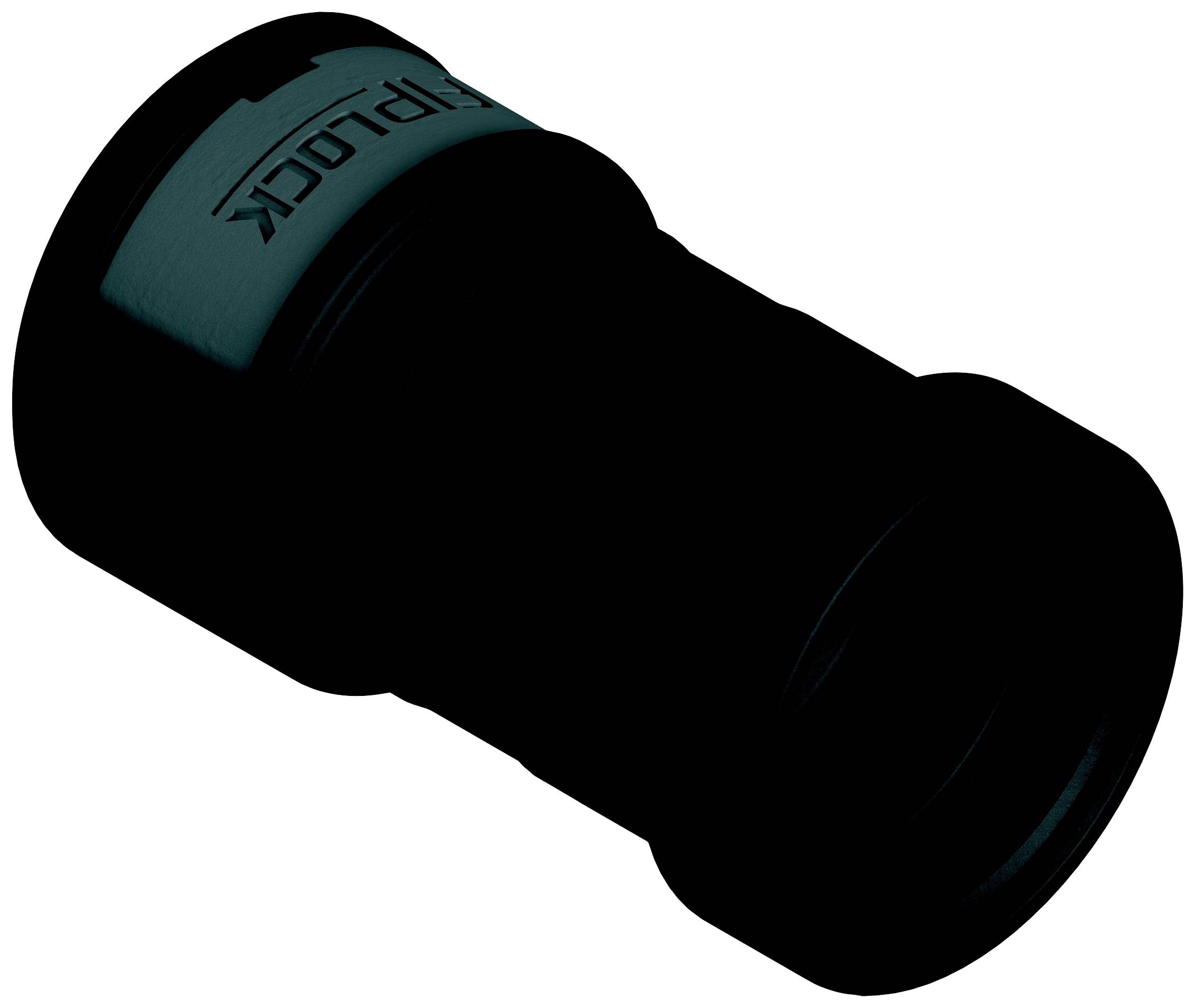 Fränkische Rohrwerke 4891434300 Skruvanslutning 57.8 mm Svart 6 st