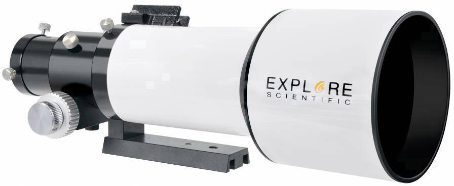 Explore Scientific ED APO 80mm f/6 FCD-1 Alu 2″ R&P Fokussierer Linsteleskop Akromatisk Förstoring 160 x (max)