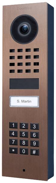 DoorBird D1101KV Aufputz Bronze-Optik IP Video-porttelefon Brons