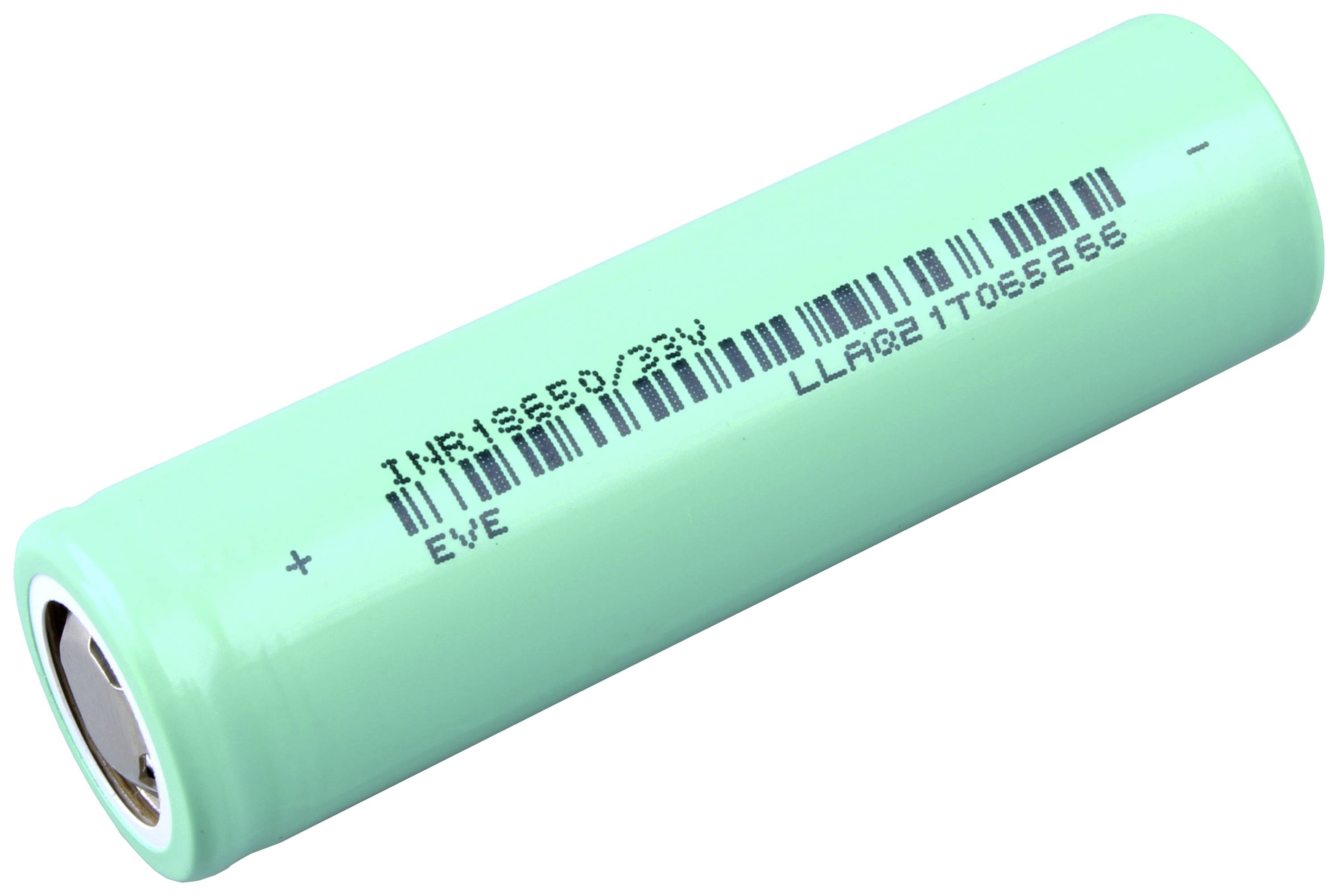 EVE INR18650/33V Specialbatteri laddbart 18650 Flat-Top, Högvärdigt Li-Ion 3.6 V 3200 mAh 1 st