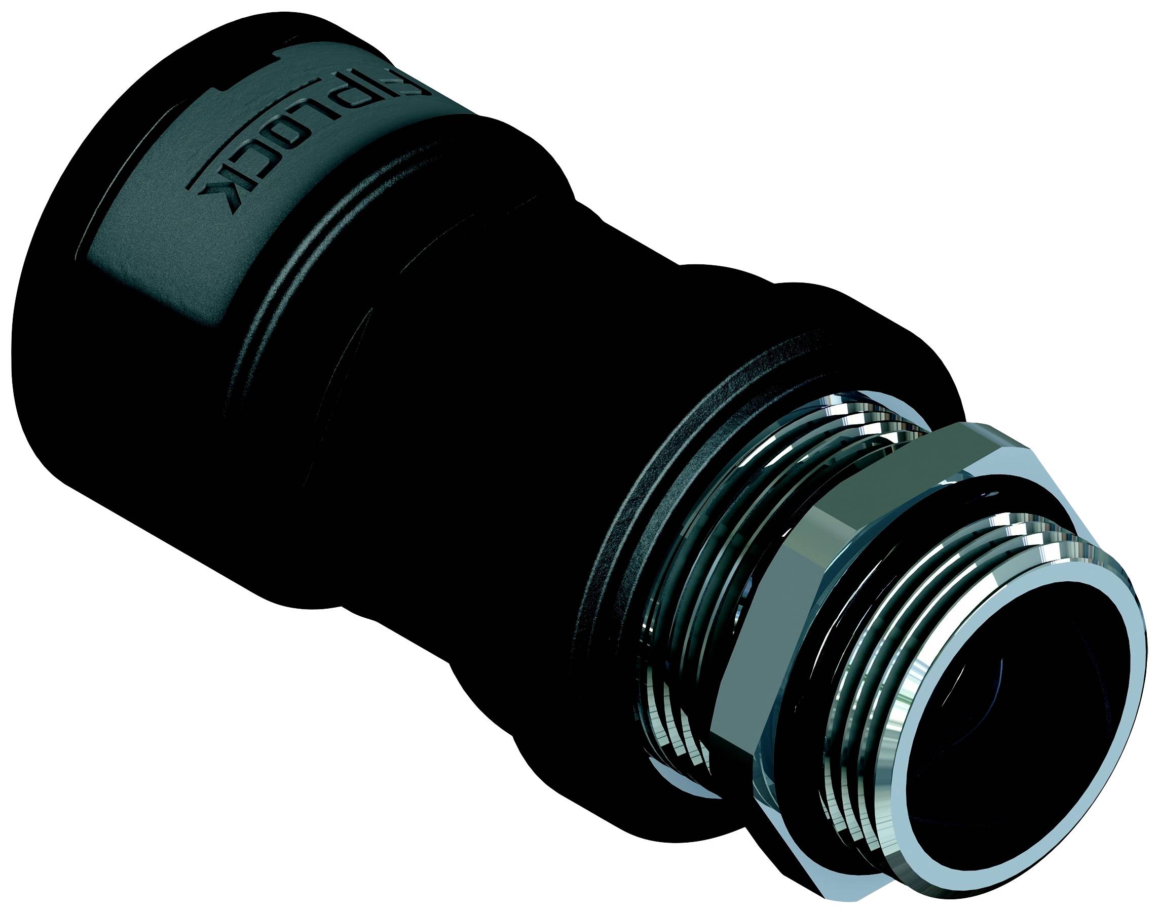 Fränkische Rohrwerke 4890696500 Skruvanslutning 60.3 mm Svart 10 st